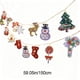 thumbnail image 3 of Guirnalda de luces LED navideñas | Decoración navideña multicolor con Papá Noel y muñeco de nieve de hierro | Luces festivas de 1,5 m | Iluminación de bajo consumo para exteriores e interiores, 3 of 7