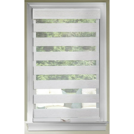 Cordless Window Shades Celestial Sheer Dual Double Layered Light Filtering Adjustable Roman Roller (Linen Roman Shades Best Price)