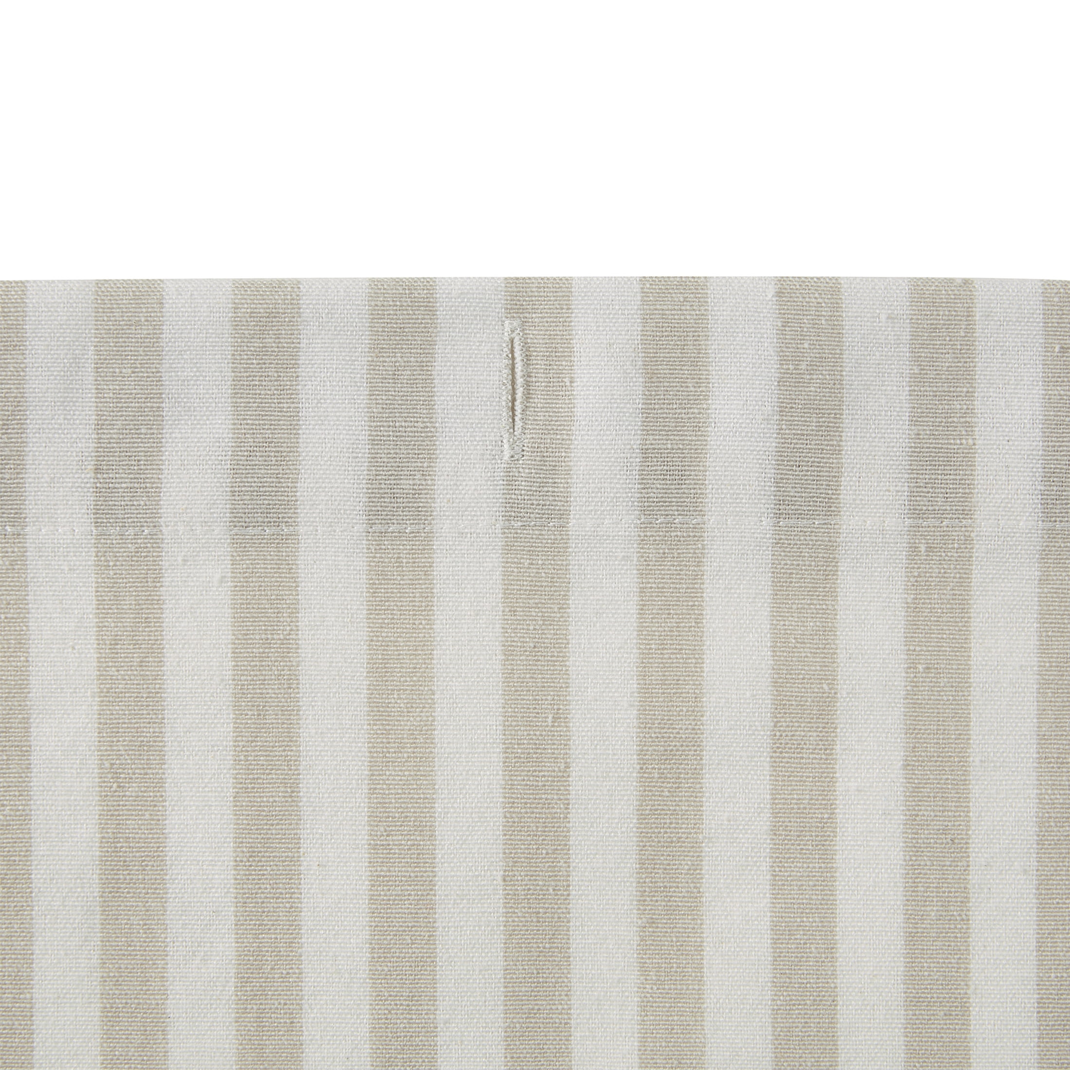 Beautiful Skinny Stripe Porcini Taupe Rose Pink Shower Curtain by Drew Barrymore, 72" x 72"