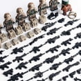 thumbnail image 5 of Set de 6 Figuras Militares Tácticas con Accesorios Detallados, Perfecto para Coleccionistas y Aficionados a los Bloques de Construcción, 5 of 5