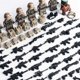 thumbnail image 5 of Juego de 6 Figuras Militares Tácticas con Accesorios Detallados, Ideal para Coleccionistas y Aficionados a los Bloques de Construcción, 5 of 5