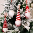 thumbnail image 4 of 1 Pack Christmas Ornaments Hanging Christmas Gnomes Gnome Christmas Plush Gnome Hat Tomtees Plush Scandinavian Santa Ornament for Christmas Tree Decorations Home Christmas Decor, 4 of 6