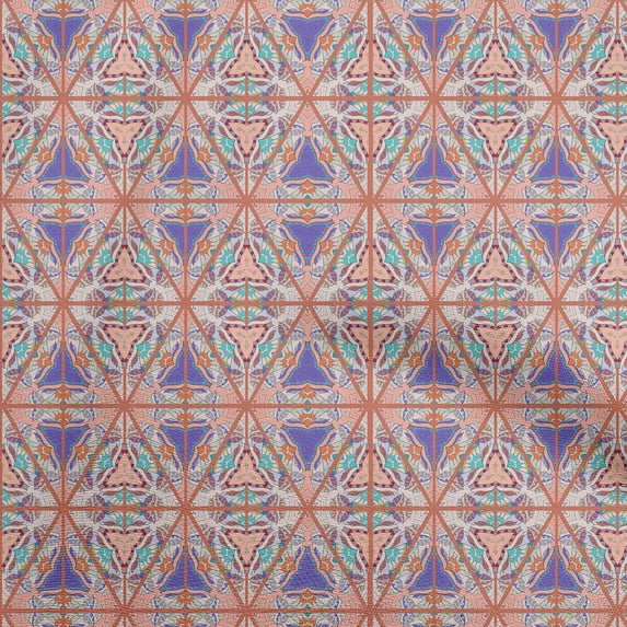 oneOone Polyester Spandex Medium Pink Fabric African Dress Material Fabric Print Fabric By The Yard 56 Inch Wide