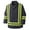 Navy Blue, variant on Pioneer Hi Vis Heavy Duty Quilted Cotton Duck Safety Jacket - Reflective Tape - Navy