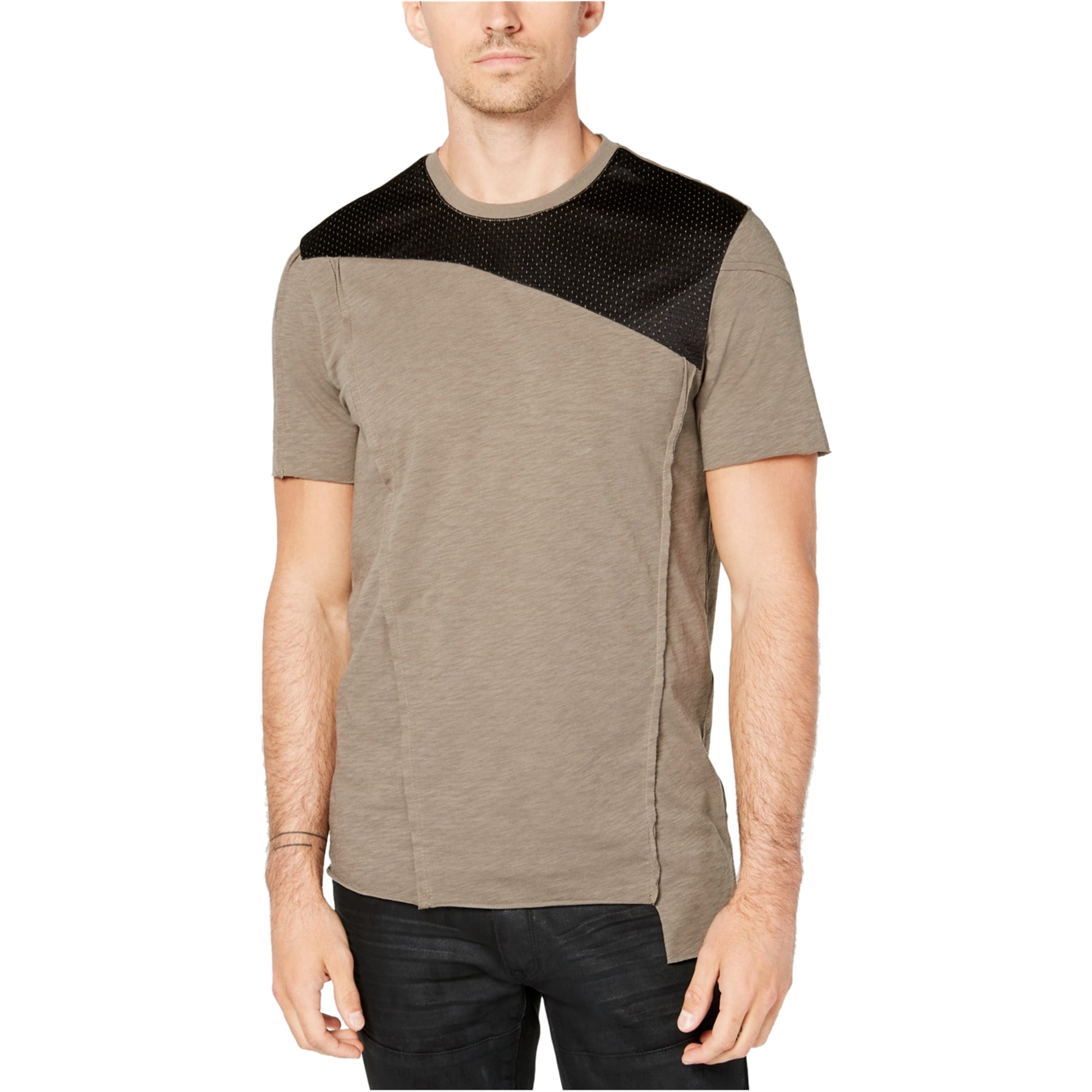 INC INC Mens Marled Knit Basic TShirt
