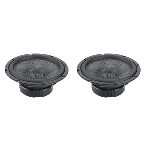 2Pc 6.5 Inch Midrange Bass Speakers 4 Ohm 40W Glass Fiber Woofer Hifi Audio Loudspeaker DIY for Home Theater