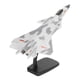thumbnail image 3 of Modelo de avión de metal elaborado con accesorios de soporte Modelo de avión de combate de metal de aleación decorativa Camuflaje gris, 3 of 5