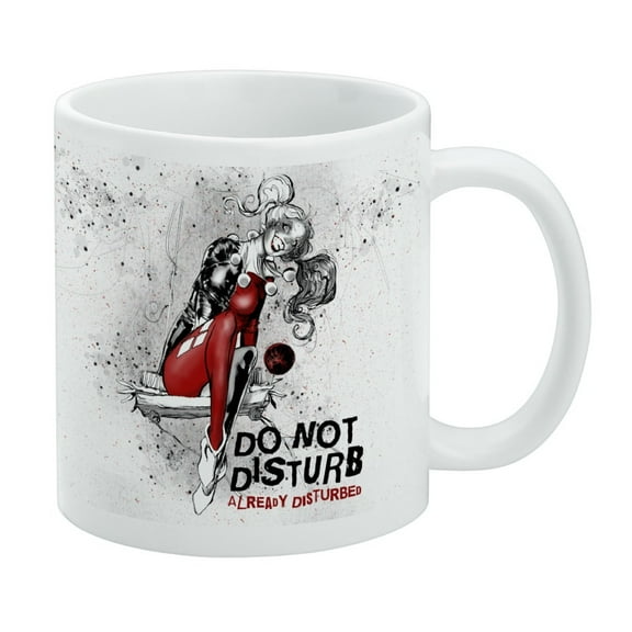 Harley Quinn Already Disturbed White Mug