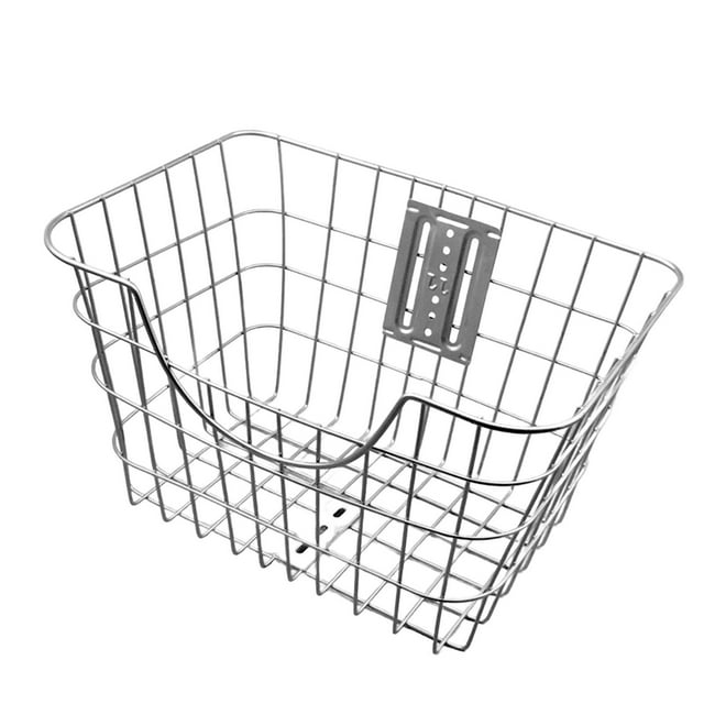Canasta para vehículo eléctrico, cesta para bicicleta, soporte de metal para bicicleta, bolsa de transporte para ciclismo, accesorio para mascotas