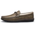 thumbnail image 5 of Men's Casual Loafers Slip On Leather Shoes Comfortable Lightweight Driving Shoes Male Moccasins Classic Penny Loafer Flats Boat Shoes Outdoor Walking Shoes, 5 of 19