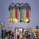thumbnail image 2 of Soporte para medallas deportivas: colgador para medallas de béisbol, fútbol y baloncesto. Exhibidor de medallas de hierro para pared. Gancho para múltiples medallas., 2 of 6