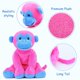 thumbnail image 4 of Weigedu Único Mono Mono Animales de Peluche Juguetes de Peluche Mono Lindo y Suave Juguete de orangután para niños pequeños Niños Bebés Regalo de cumpleaños 7.9" Rosa, 4 of 4
