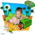 thumbnail image 6 of My Little Vet Basket Tiger Toy from Deluxebase. Animal Doctor Kit for Kids. Pretend Play Pet Carrier Tiger Toys with Vet Doctor Set. Cute Gifts for Girls and Boys. Ideal Kids Party Favors, 6 of 7