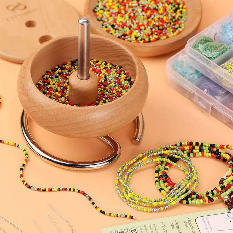 Xinyi Clay Bead Spinner, Electric Bead Spinner for Jewelry Making, Automatic Clay Beads Bowl for Bracelets Making, Necklace, Waist Crafts, Birthday Gift(
