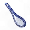 thumbnail image 3 of 10 Pieces Blue White Porcelain Soup Spoons Ceramic Tableware for Dinner, 3 of 3