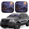 thumbnail image 1 of Fotbe Mystery House Halloween Night Juego de 2 Piezas de Parasoles para Parabrisas | Bloqueador Solar para Auto | Accesorios Plegables para Protección Solar Interior-Large, 1 of 6