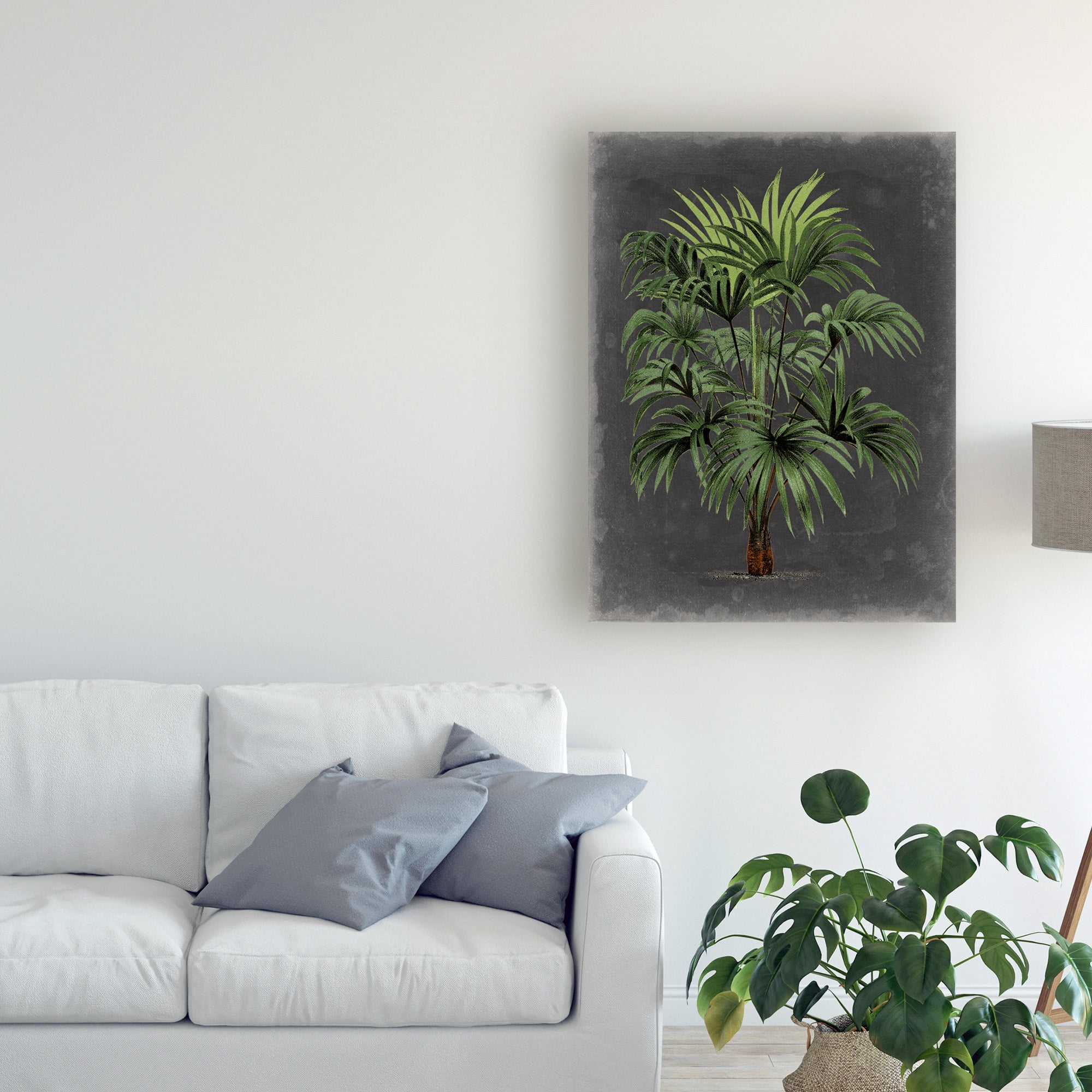 Trademark Fine Art 'Dramatic Palm I' Canvas Art by Vision Studio