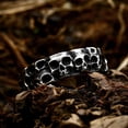 thumbnail image 3 of Stainless Steel Skull Ring Unisex Gothic Retro Style Durable Titanium Jewelry US Sizes 7 To 13 Bold Statement Piece, 3 of 7