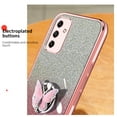 thumbnail image 4 of Glitter Cover Compatible with Samsung Galaxy A05S Case Butterfly Kickstand Case for Samsung A05S Soft TPU Electroplated Bling Shockproof Shell for Women Girls Cover for Galaxy A05S, 4 of 7
