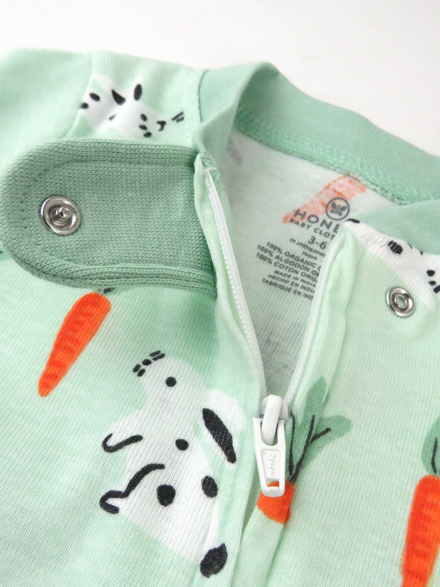 Honest Baby Clothing Organic Cotton Easter Baby Boy/Girl Sleep N Play, Sizes Newborn-9 Months