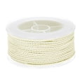 thumbnail image 1 of Unique Bargains Nylon Thread Twine Beading Cord 1.6mm Extra-Strong Braided Nylon Crafting String 16M/52 Feet, Cream, 1 of 7