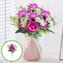 kladzum Artificial Flowers Outdoor Fake Plants, Faux Plastic Flower Bouquet for Hanging Planter Garden Porch Window Box Outside Decoration, Home Indoor Decor