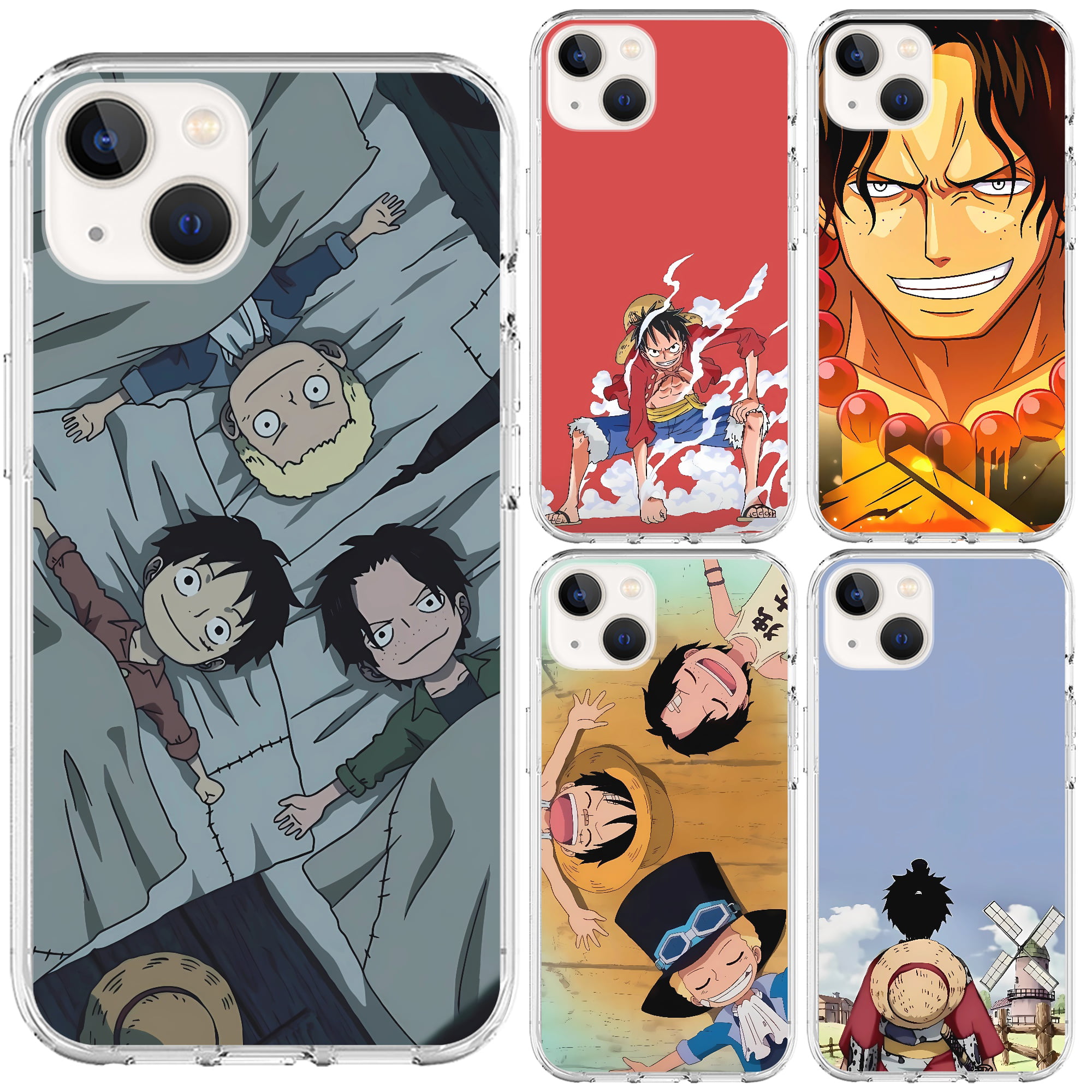 One Piece Luffy Sabo Ace Zoro Sanji Anime Soft Super Kawaii Charming Mobile  Phone Case for iPhone 13 Pro Max 13 Mini 12 Pro Max 12 Pro 12 Mini 11 Pro  Max