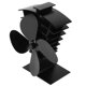 thumbnail image 3 of Ventilador para Chimenea Ventilador de distribución de Calor de 4 Hojas Ventilador de Calor para Chimenea de Hierro para Quemador de Madera/leña, 3 of 14