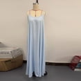 thumbnail image 5 of Asgosdo Summer Cami Dresses for Women Sleeveless Spaghetti Strap Solid Color Loose Fit Comfy Soft Lounge Dress, 5 of 5