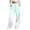 White 1, variant on QASIEATN Women's Tie Dye Casual Wide Leg Pants Loungewear Pocket Pants High Waisted Drawstring Sweatpants