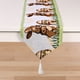 thumbnail image 4 of Camino De Mesa Camino de mesa de animales de Pascua de 1,8 m, mantel creativo con borlas para comedor, decoración del hogar (D), 4 of 6