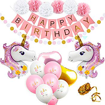 Unicorn Balloons Birthday Party Decorations Unicorn Birthday Party