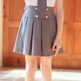 thumbnail image 5 of Swuxness Girls Uniform Shorts Pleated Skirts Casual Style Breathable Wear, 5 of 5