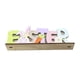 thumbnail image 4 of Billuyoard Paquete de 3 letreros de para el día de Pascua, borde liso, bricolaje, letra de Pascua, forma de conejo, rebanadas de prácticas Artesanía Billuyoard HA028588-00, 4 of 6