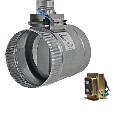 Motorized Zone Dampers - suncourt zo206 6 in. normally open adjustable motorized damper
