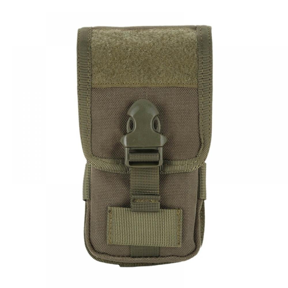 Outdoor Lightweight Molle Waist Belt Pouch Bag Utility Belt Pouch Army Green 