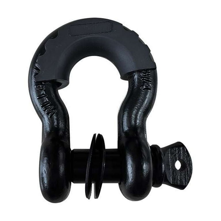 Ozark Trail 3/4 Inch D-Ring Shackle Black Heavy Duty Towing