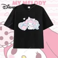 thumbnail image 3 of Camiseta de manga corta para niños y niñas de 3 a 14 años con linda melodía, de alta calidad, de algodón con dibujos animados de verano, 3 of 5