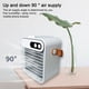 thumbnail image 4 of Fan del refrigerador de aire, ventilador portátil del espray de la reducción del ruido con el espejo del soporte del teléfono para el hogar de la oficina, 4 of 5