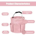 thumbnail image 4 of Cleaning Cart with Handle, Cleaning Supply Organizer, Portable Cleaning Bucket Organizer, Pink, 4 of 14