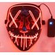 thumbnail image 4 of Máscara de terror LED, máscara de Halloween, purga con 3 efectos de luz, controlable, para decoración de disfraces de fiesta de carnaval, cosplay, decoraciones de fiesta, 4 of 5