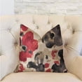 thumbnail image 2 of Plutus Pretty Passion Multicolor Luxury Throw Pillow - Double sided 16" x 16", 2 of 3
