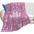 thumbnail image 5 of Warm Hugs Gift Throw Blanket,Warm and Soft Hug Blanket Inspirational Throw Blanket,Sympathy Gift Cancer Chemo Survivor Get Well Caring Gifts for Women After Surgery with Positive Gifts, 5 of 6