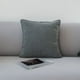 thumbnail image 1 of Cojín Decorativo para Sofá - 45 X 15 X 45 Cm, Funda de Terciopelo Suave | Cojín de Apoyo Lumbar y para La Espalda | Colores: Gris, Beige y Caqui | Cierre de Cremallera | Poliéster Transpirable, 1 of 6