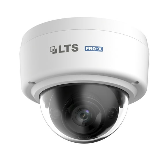 LTS pro-X LXIP7582W-28SD 8MP MD2.0 Fixed IP67 Ik10 Network IP IR Fixed Dome Camera with Audio/Alarm & NDAA Compliant