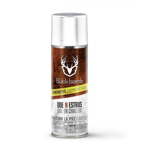 Hunters Specialties Buck Bomb Synthetic Doe 'N Estratus Aerosol | Deer Buck Lure Hunting Primetime Scent for Hunting, 6.65 Oz