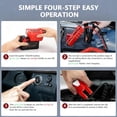thumbnail image 4 of Portable Car Jump Starter Battery Booster with LED Power Indicator, Lithium Battery Charger Converter for Vehicle Emergency Starting Assist, 4 of 8