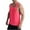 Hot Pink, variant on Pink Mens Big and Tall Tank Tops Scoop Neck Pink Solid Muscle Stringer Camisole Workout Mens Sleeveless Tee Shirts