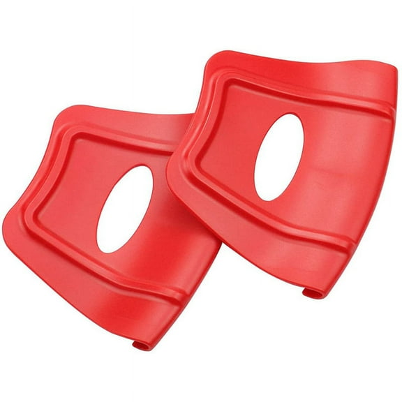 Wheel Rim Shield Rimshield Shield Protector Tool for Motorcycle Bike ATV Quad Tyre Tire Installation 2PCS, Red