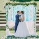 thumbnail image 4 of Guirnalda de glicinas de seda artificial - Enredaderas de flores colgantes artificiales de 6,56 pies para bodas, jardines y decoración del hogar - azul, blanco, beige, 4 of 6